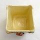 Small rose-patterned cache-pot in earthenware.
