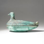 Ceramic box in the shape of a bird, 1960s
