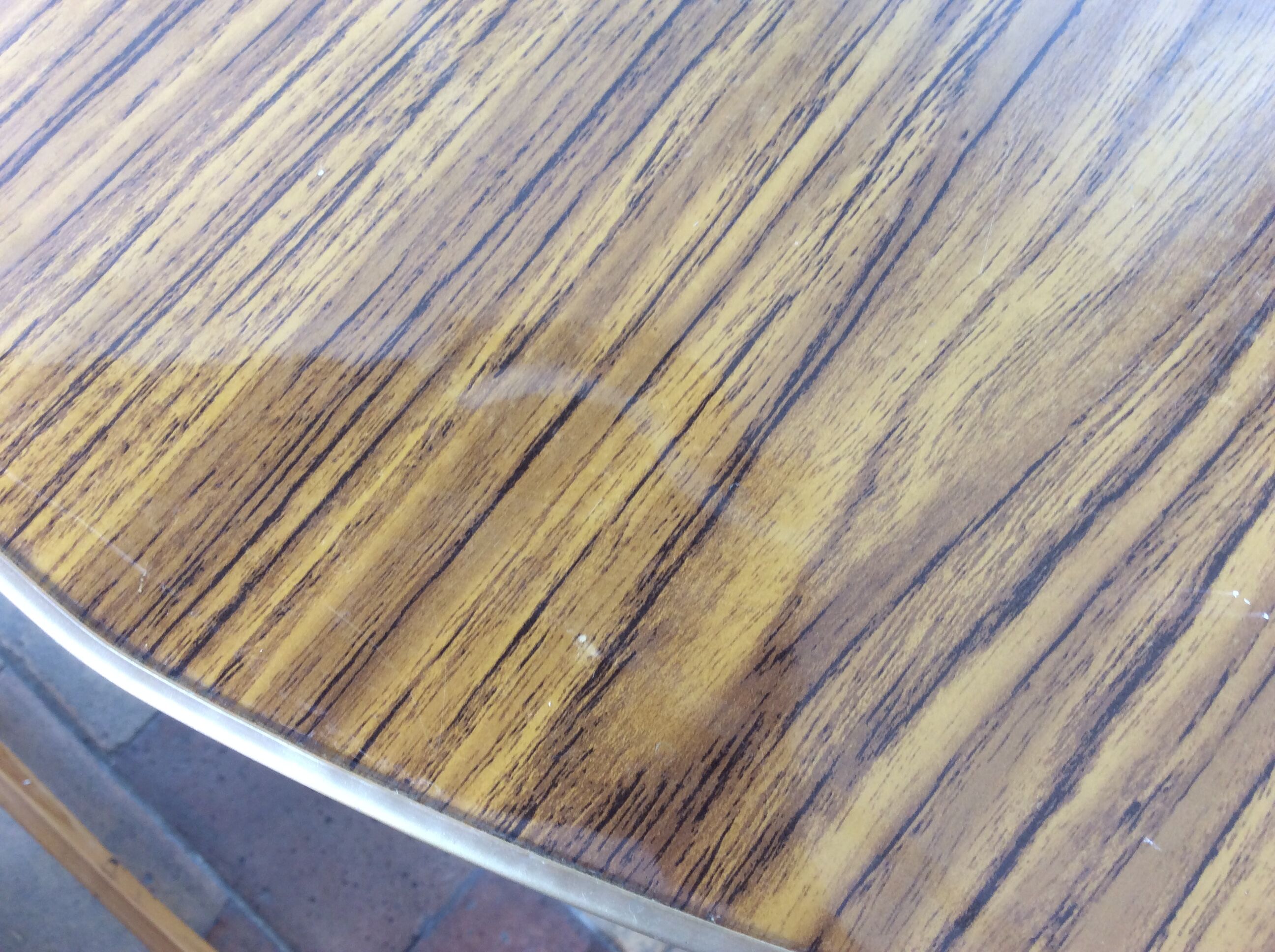 Vintage oval camping table