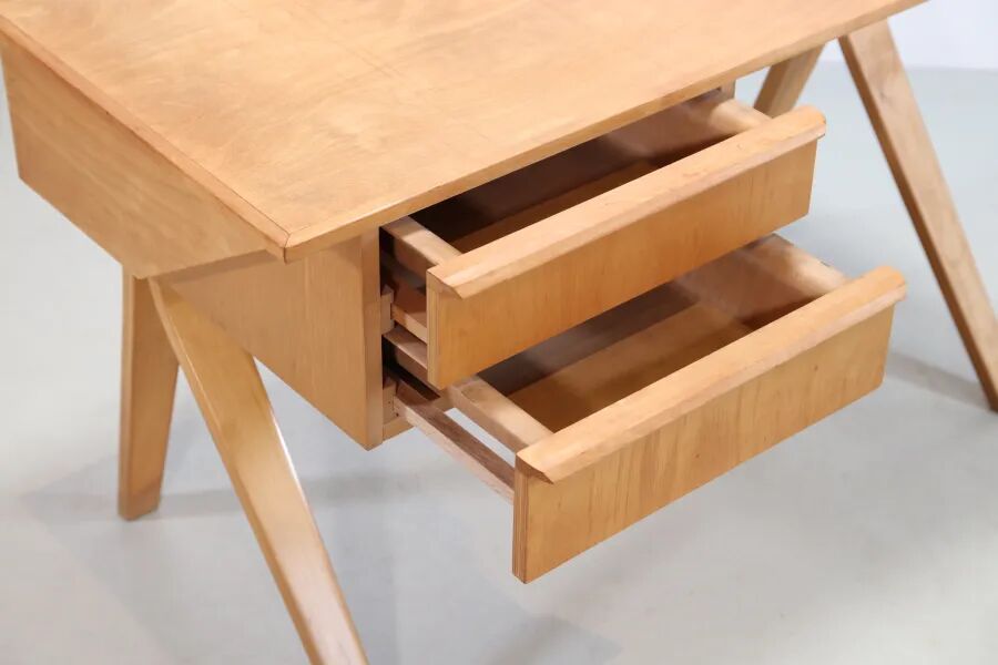 Birch EB02 desk by Cees Braakman for Pastoe