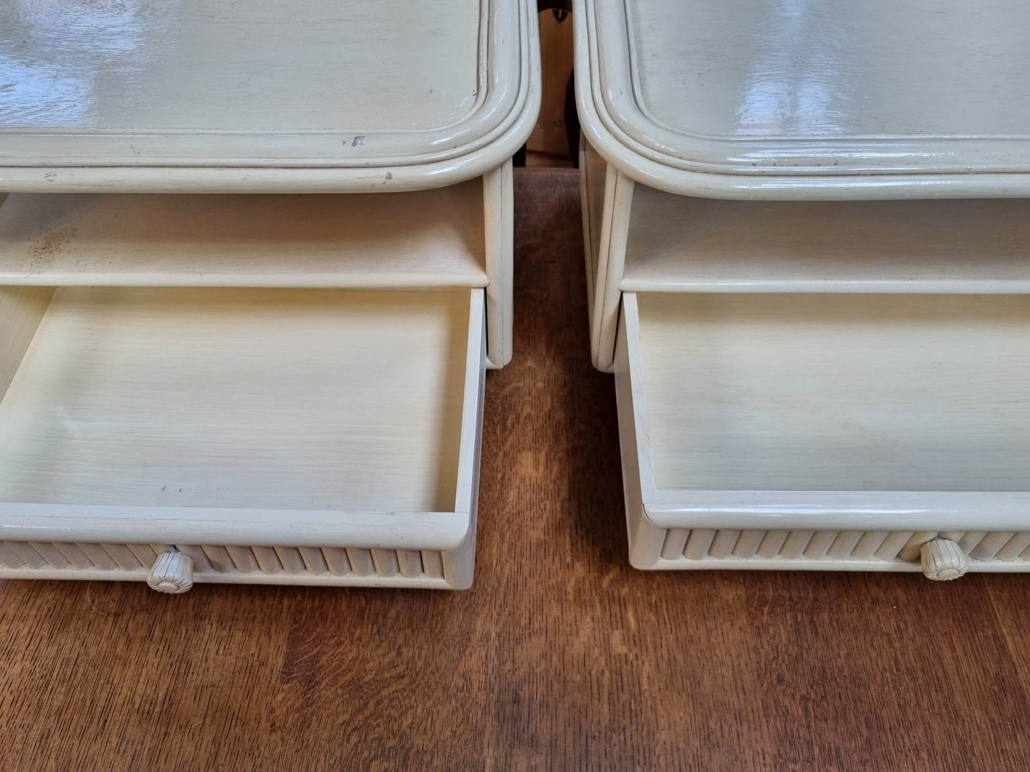 Pair of vintage bedside tables