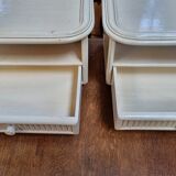 Pair of vintage bedside tables