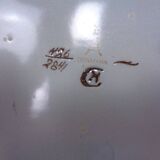 Ceramic 426-2841 Aluminia Plate by Kari Christensen for Royal Copenhagen, Denmark