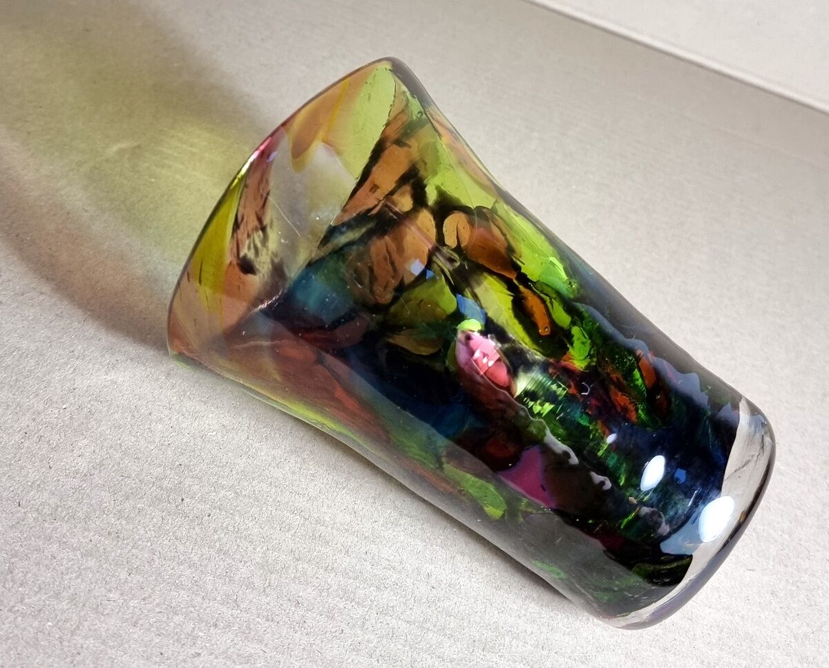 Multicolored Murano vase
