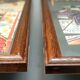Two mirror frames Art-Deco style, silkscreened " Monte-Carlo " - France - 70's