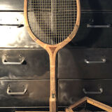 Wooden tennis racket