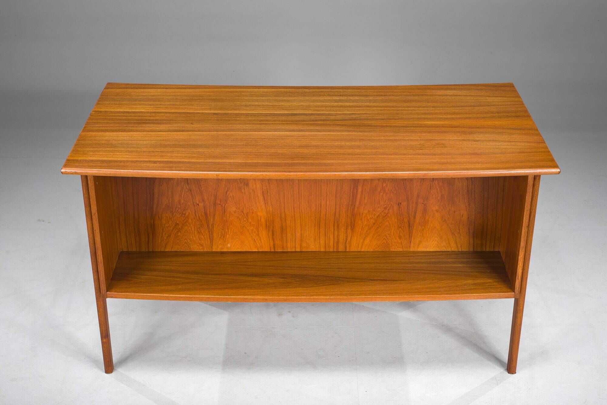 Danish Teak Boomerang Desk by Imha Mobelfabrik, 1970s