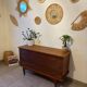Long vintage teak sideboard