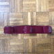 Syla 70 burgundy plastic coat rack