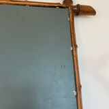 Vintage bamboo mirror, 90x65 cm