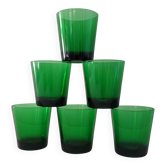 6 Vintage glasses
