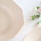 Hollow plates in pink ceramic, art deco, 1930, st Amand