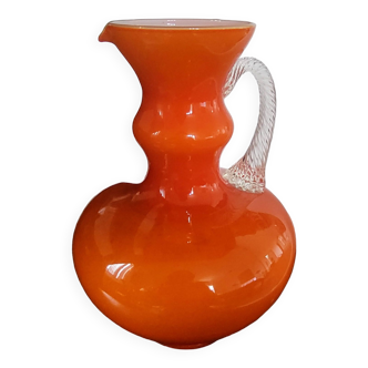 Murano glass pitcher