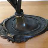 Bronze art deco lamp