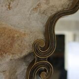 Brass mirror
