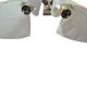 Vintage 1950s butterfly wall light pairs by Arlus.