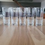 5 vintage BP Bormioli glasses