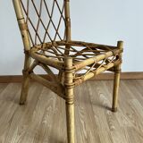 Chaise rotin
