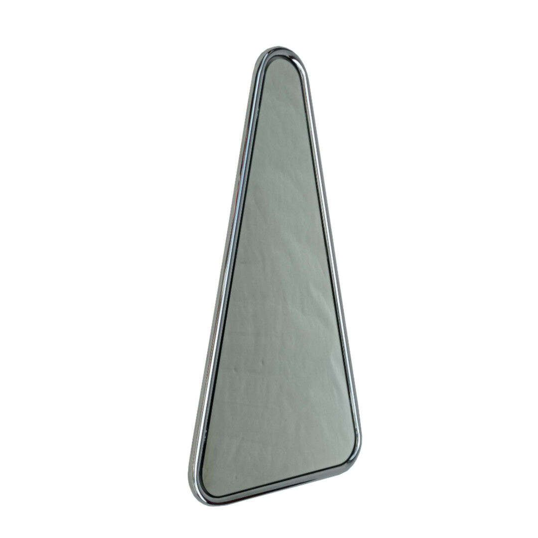 Miroir design en forme de triangle des années 70, véritable ère spatiale