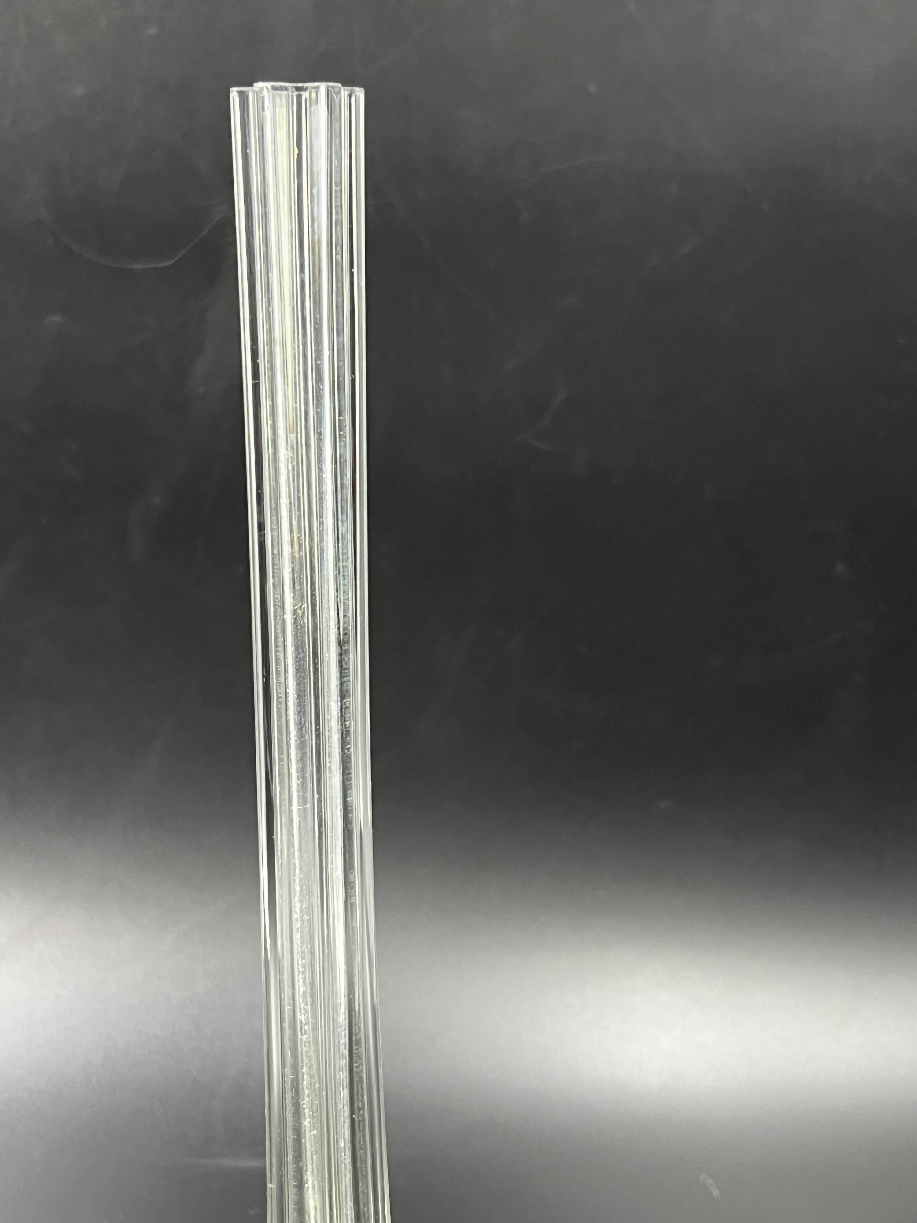 Art Deco moulded glass soliflore