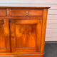 Antique solid wood sideboard – Louis-Philippe style, 2 doors & 2 drawers