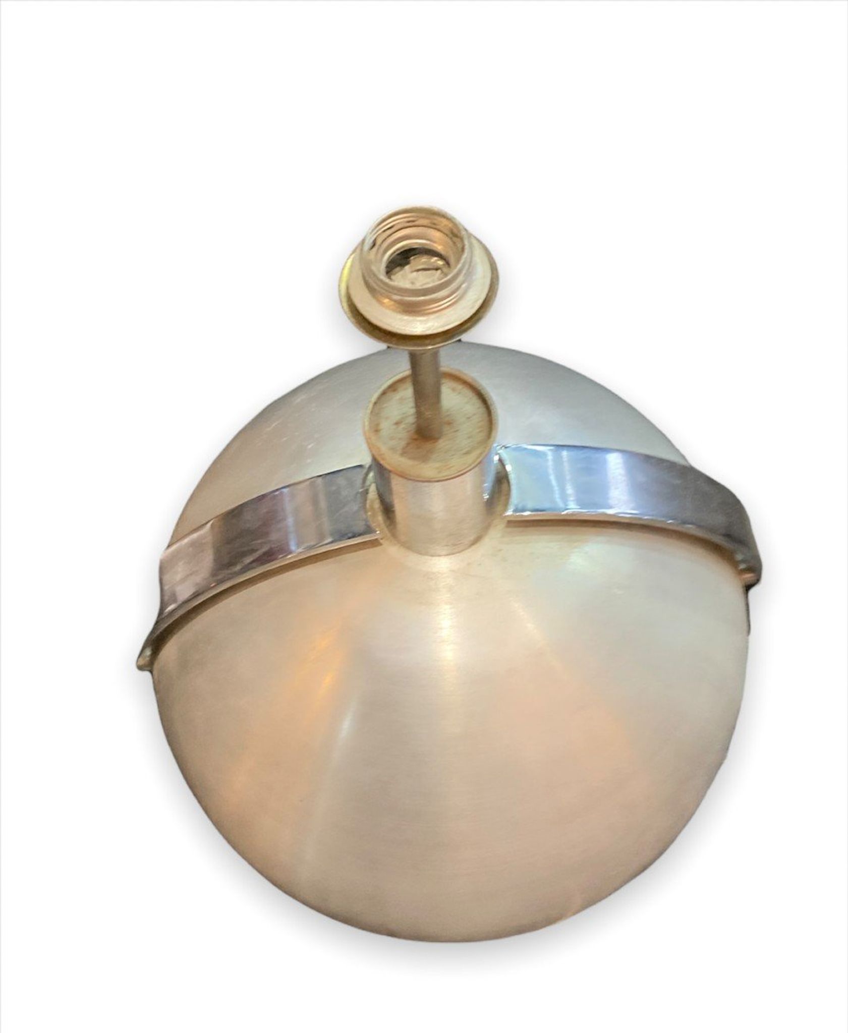 Lampe moderniste en acier brossé circa 1960-1970, Kappa