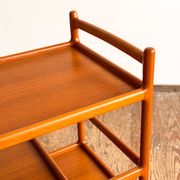 Service trolley and bar Johannes Andersen Silkeborg Denmark Teak