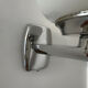 Chrome and opaline wall lights from the 70s.