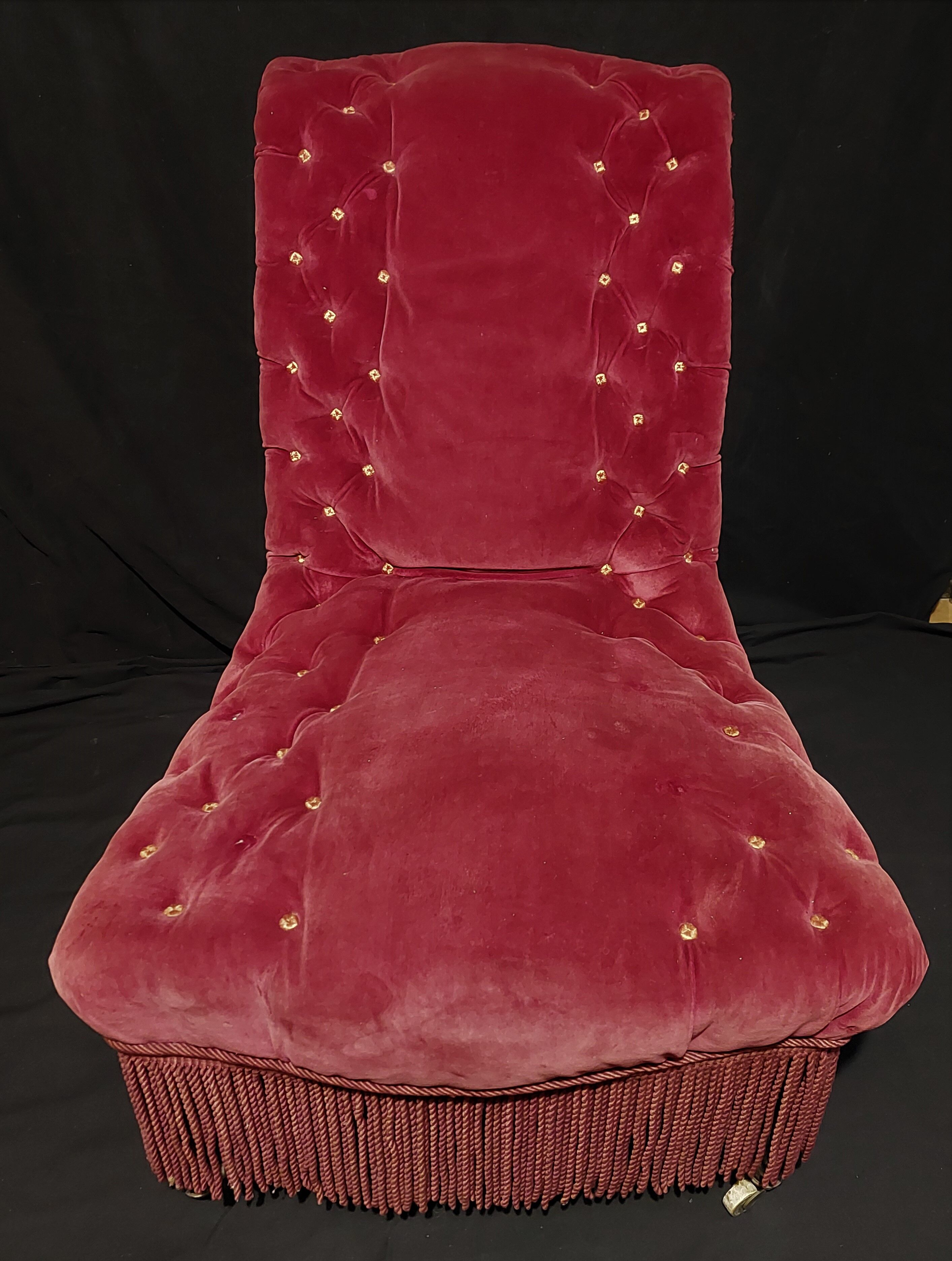 Upholstered armchair Napoleon III