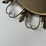 Brass mirror