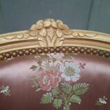 Louis XV style armchair in lacquered wood