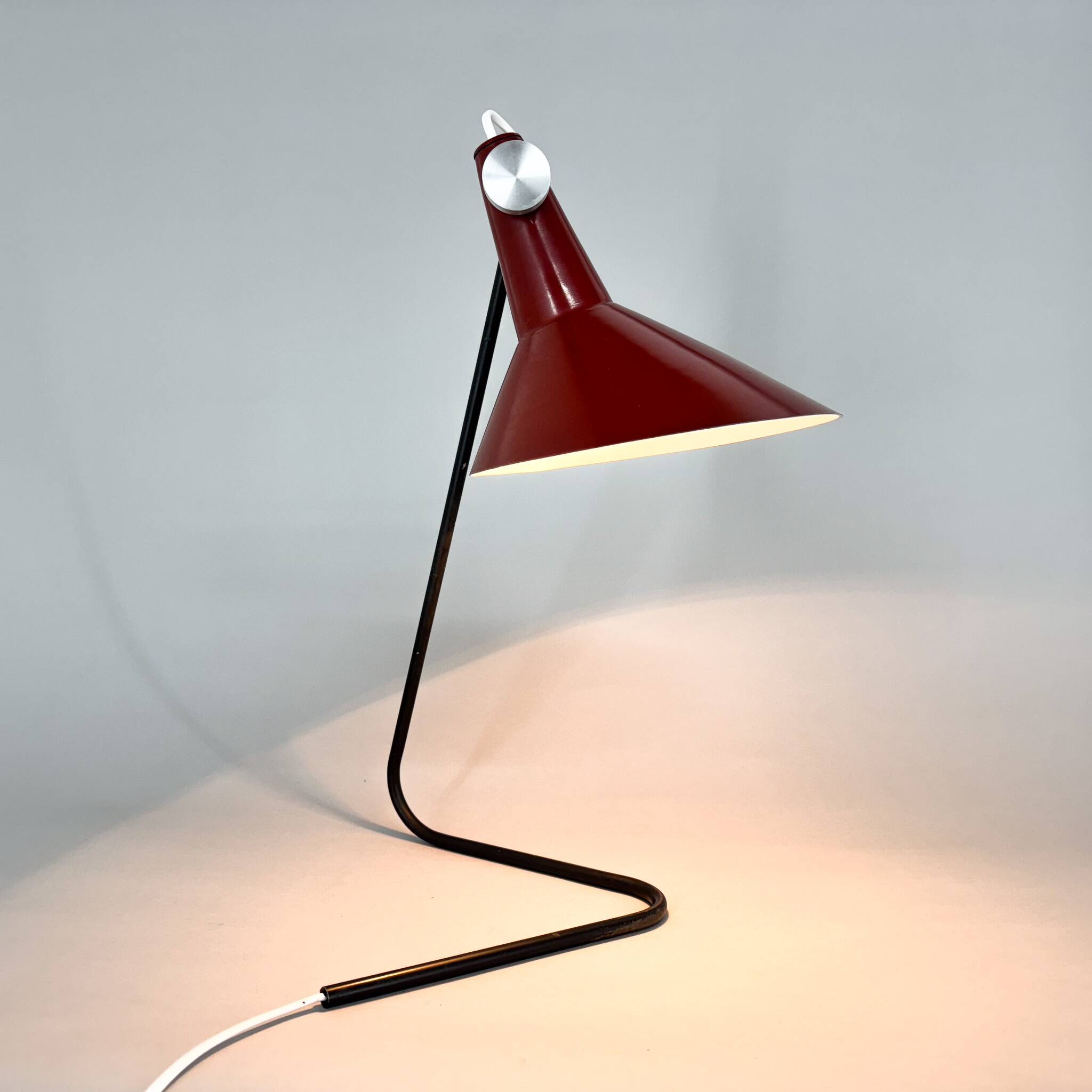 1960s Metal Table Lamp by Josef Hurka for Kovona, Type ST30, Czechoslovakia