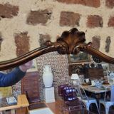 Louis XV style wooden mirror