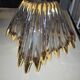Free-form crystal bowl with fine gold gilding – Vintage 1950s/1960s