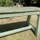 Old solid wood farmhouse bench