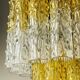 Murano glass chandelier Tronchi by Venini, Italy, 1960s