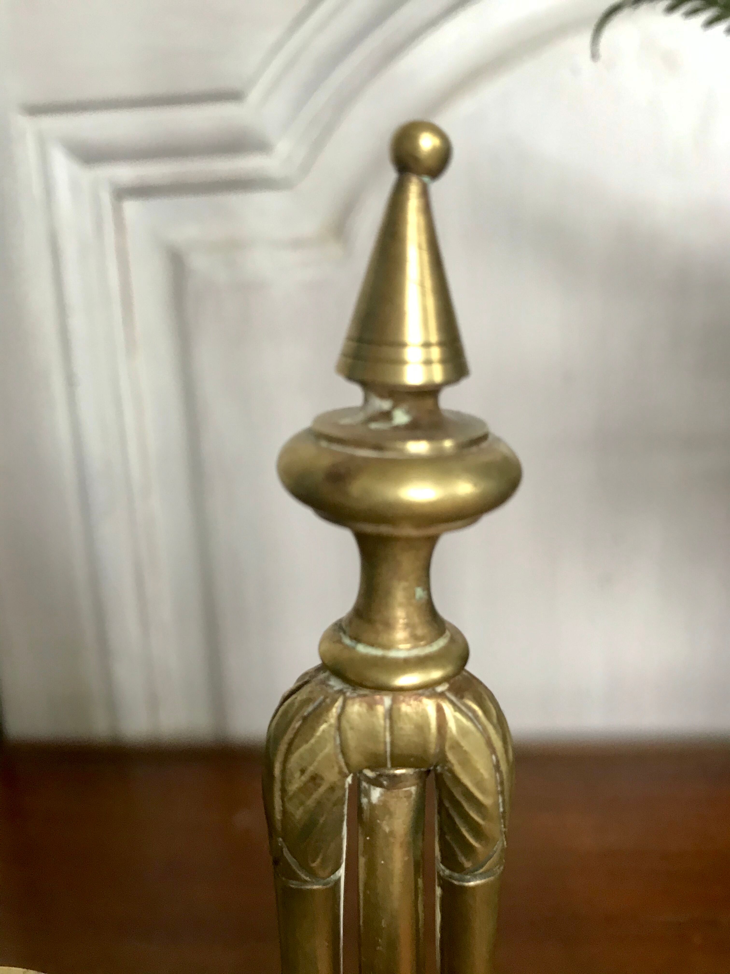 Brass candlestick
