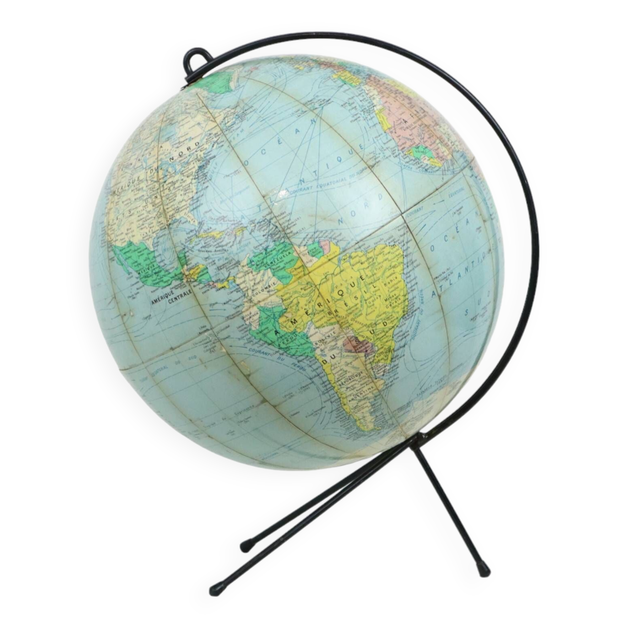 Vintage Globe 1950s Girard Barrère et Thomas