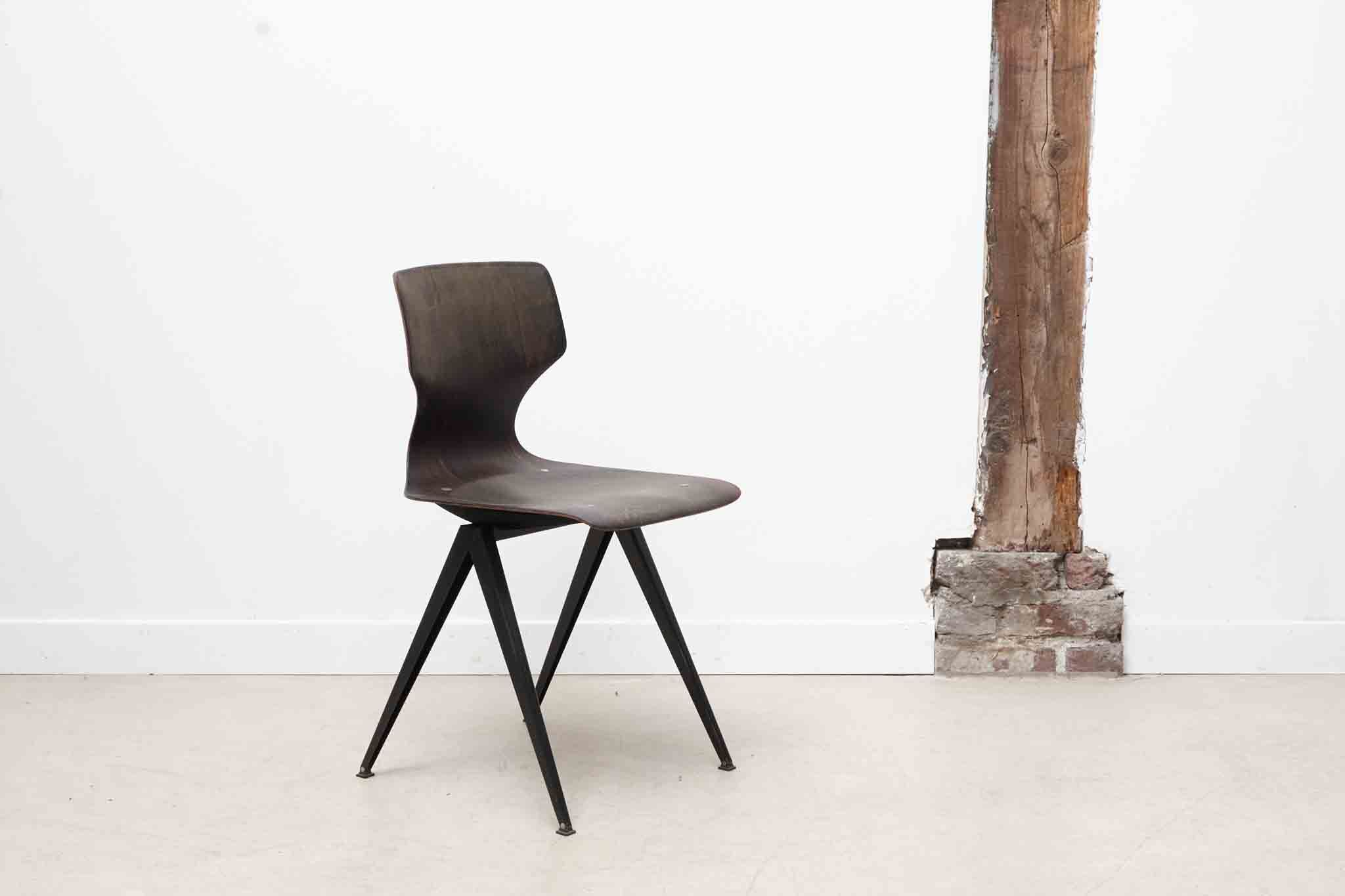 Chaise galvanitas s19 vintage ébène / noir