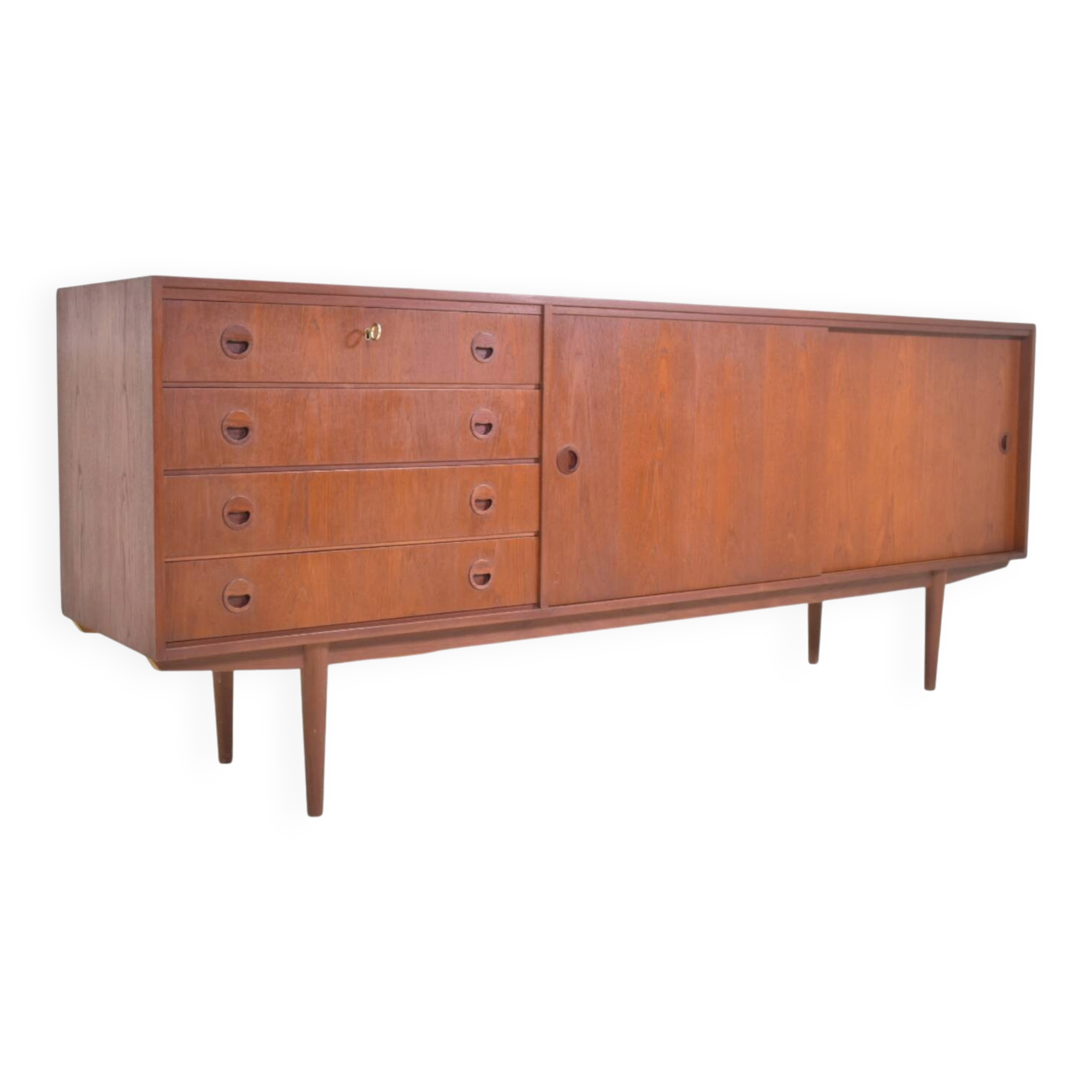 Sideboard by Musterring 1960s Teak Vitrine Mid Century Buffet