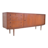 Sideboard by Musterring 1960s Teak Vitrine Mid Century Buffet