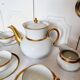 Impeccable Haviland Limoge coffee or tea service in fine porcelain and/or 24 carat