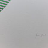 Original silkscreen print signed Eusebio Sempere, Se14, 1974