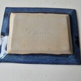Glazed ceramic pocket emptier signed Rouhier
