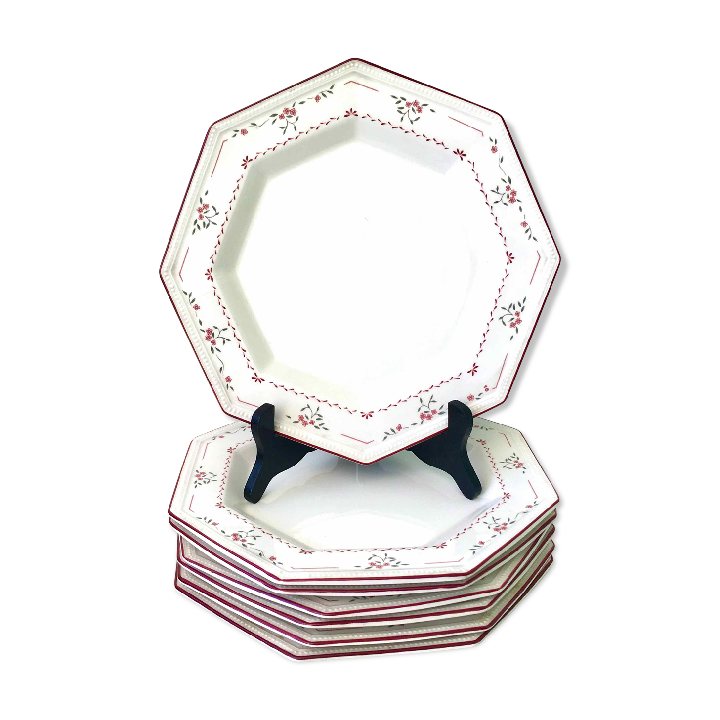 Lot de 6 assiettes anglaises Johnson Brothers
