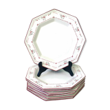 Lot de 6 assiettes anglaises Johnson Brothers
