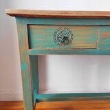 Patinated Balinese console