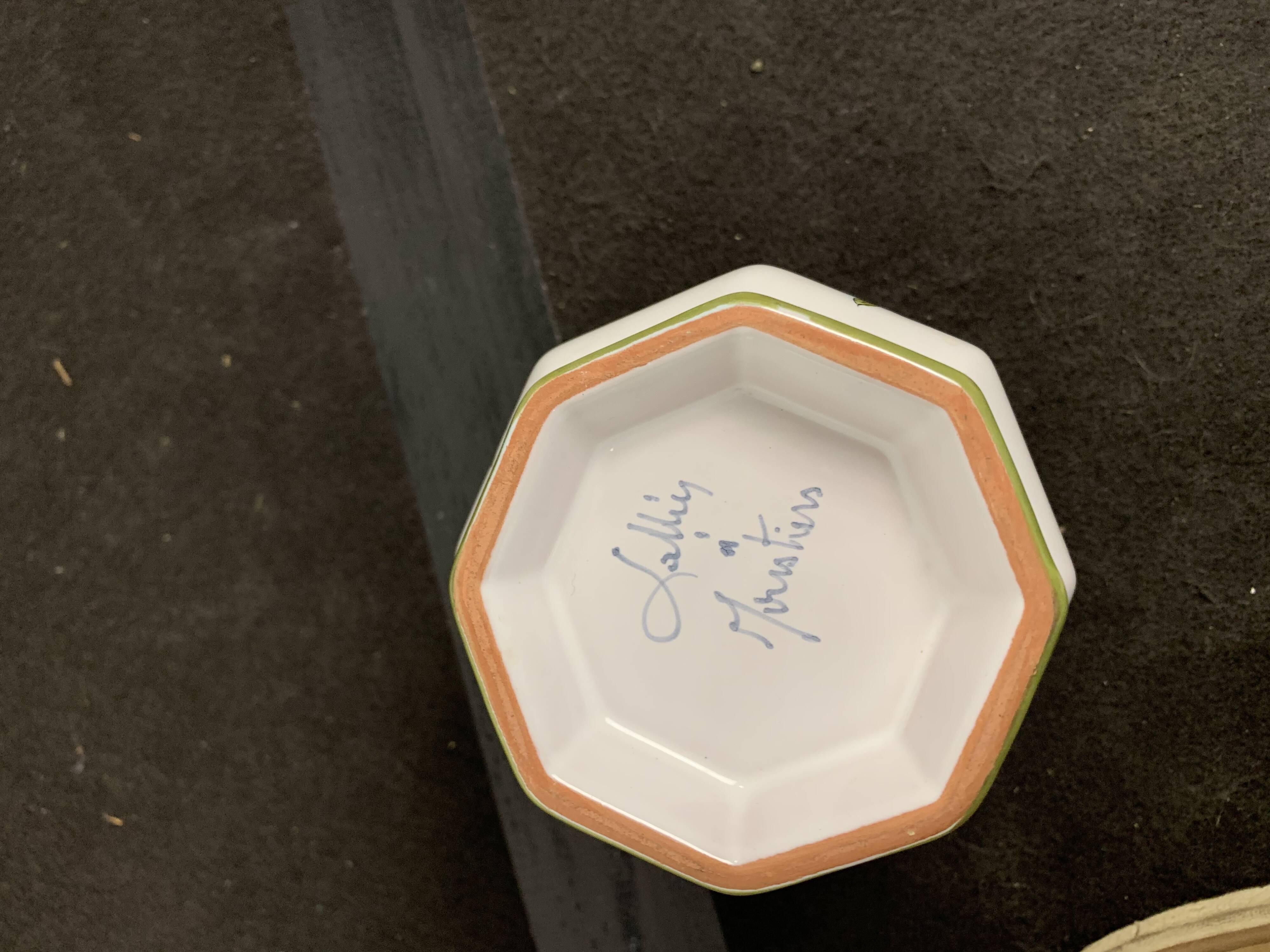 Moustier ceramic vase