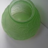 Art deco vase pre-moulded glass