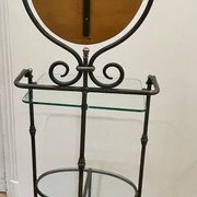 Serviteur de salle de bain en fer forgé